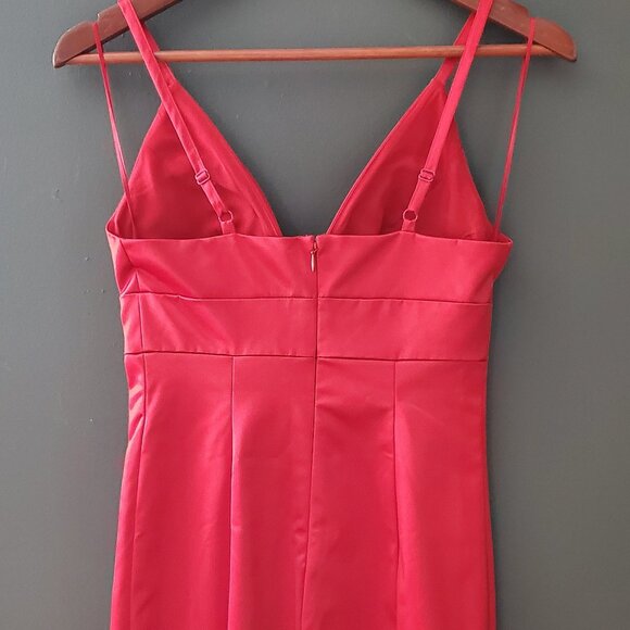 Date Night Silk Mini Dress - Picture 2 of 3